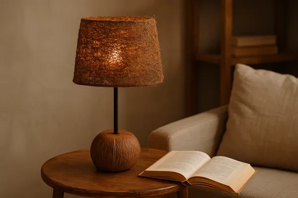 Como Usar Fibras de Coco em Luminárias para Ambientes de Leitura