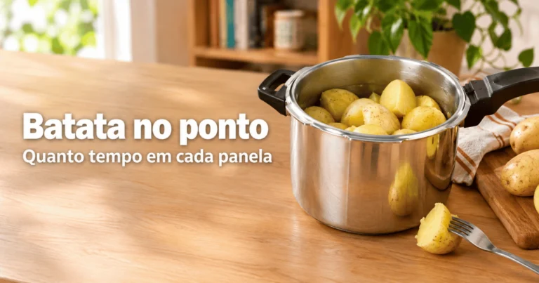 Quanto tempo cozinhar batata: pressão, panela e micro-ondas