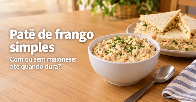 Tigela de patê de frango desfiado ao lado de sanduíches de pão de forma cortados em triângulo